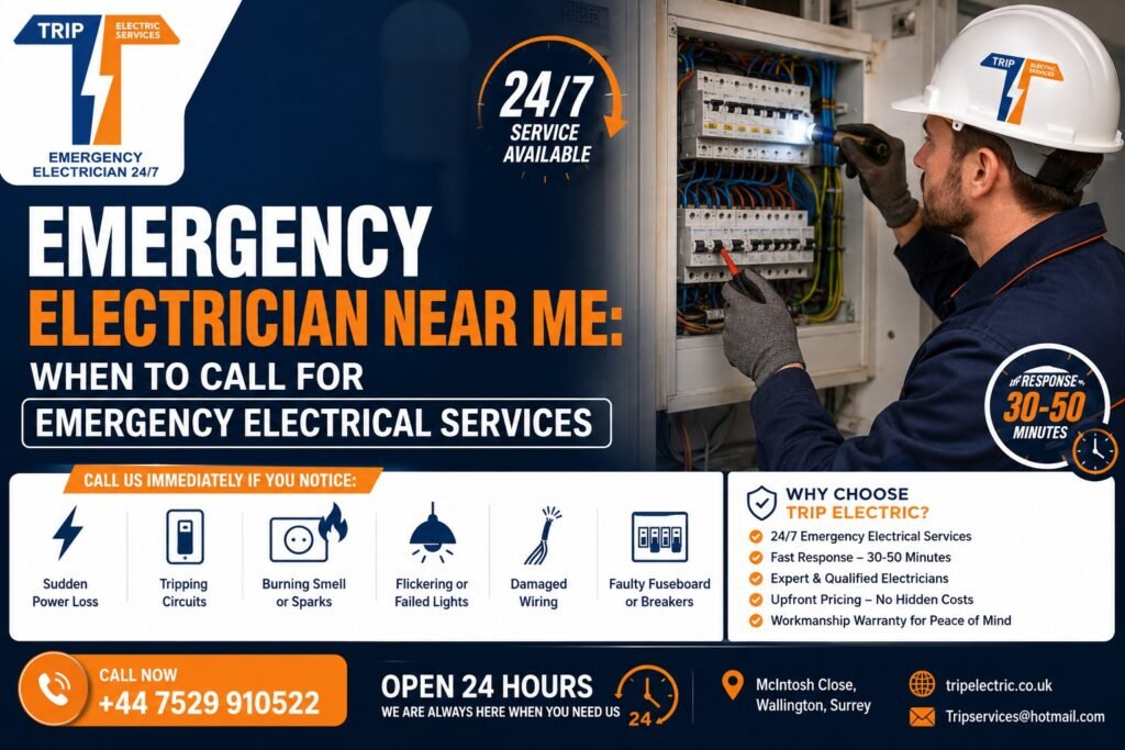 Emergency Electrician Near Me: When to Call for Emergency Electrical Services