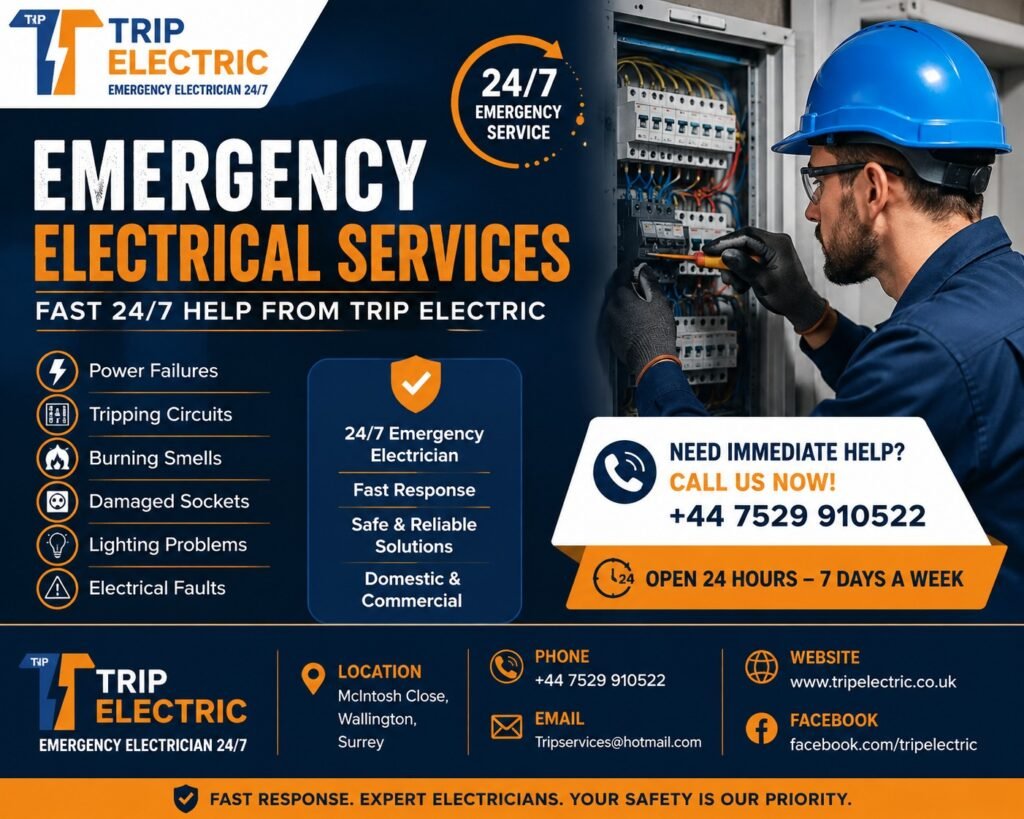 Emergency Electrical Services – Fast 24/7 Help from Trip Electric