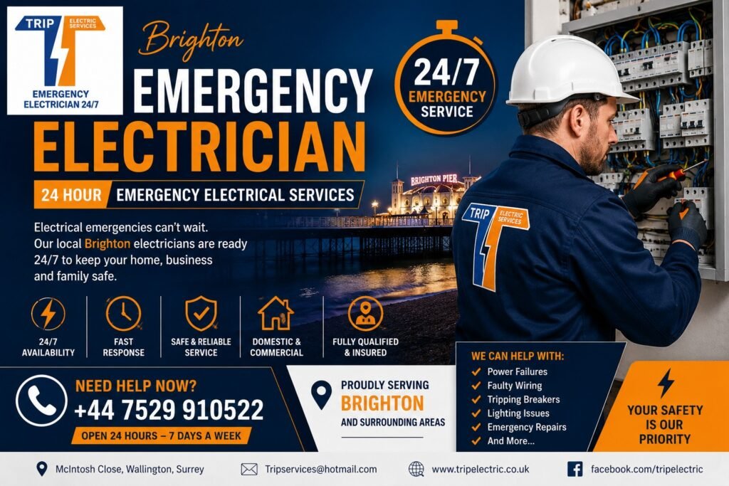 Brighton Emergency Electrician - 24 Hour Emergency Electrical Services
