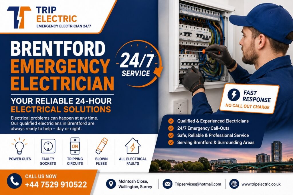 Brentford Emergency Electrician – Your Reliable 24-Hour Electrical Solutions
