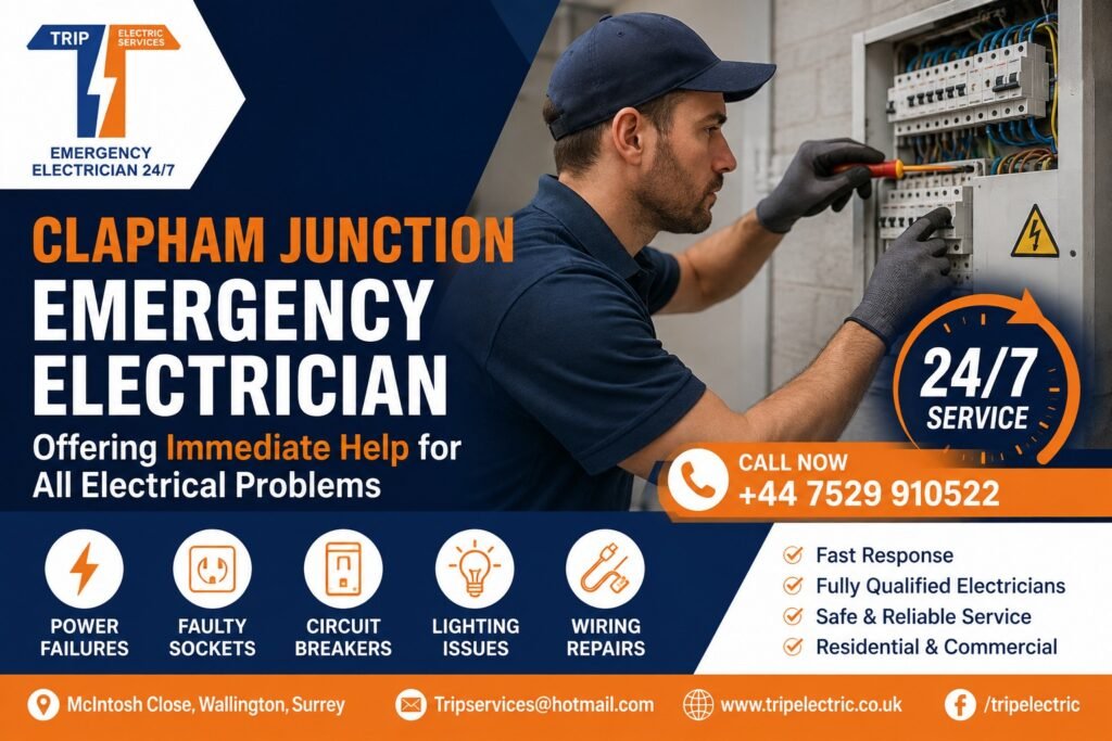 Clapham Junction Emergency Electrician Offering Immediate Help for All Electrical Problems