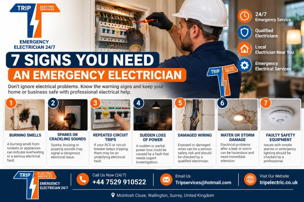 7 Signs You Need an Emergency Electrician
