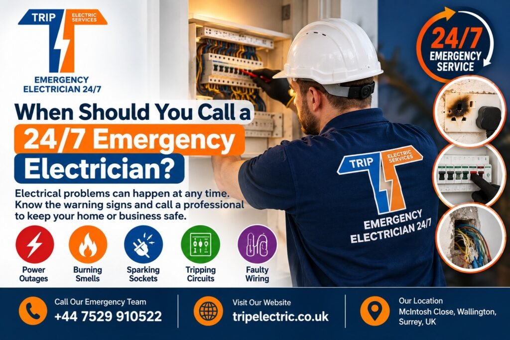 When Should You Call a 24/7 Emergency Electrician?