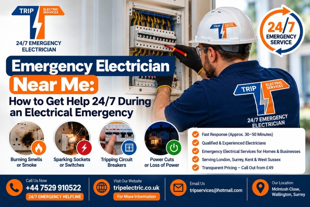 Emergency Electrician Near Me: How to Get Help 24/7 During an Electrical Emergency