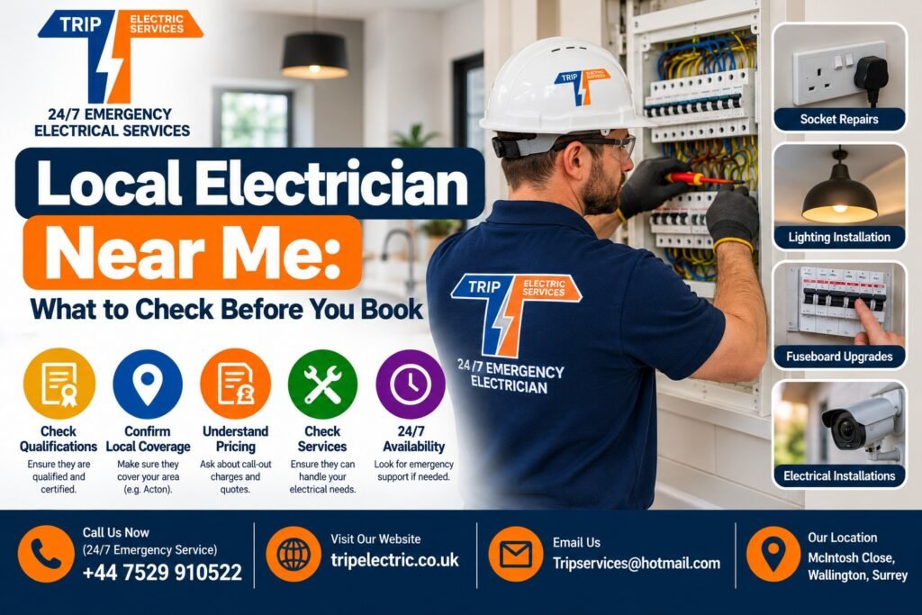 Local Electrician Near Me: What to Check Before You Book