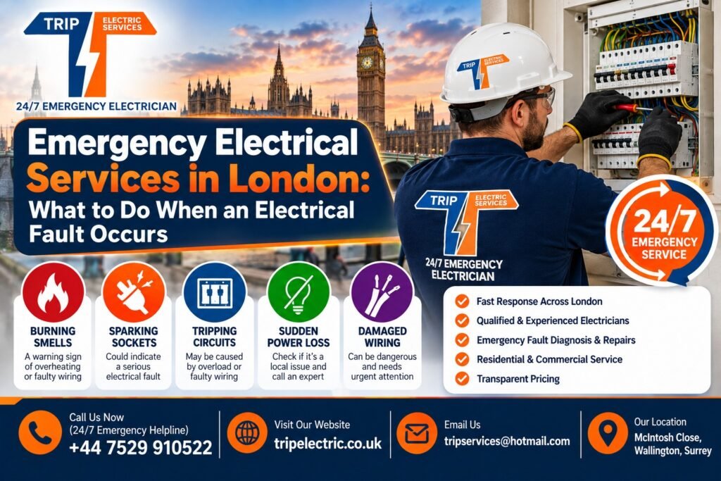 Emergency Electrical Services in London: What to Do When an Electrical Fault Occurs