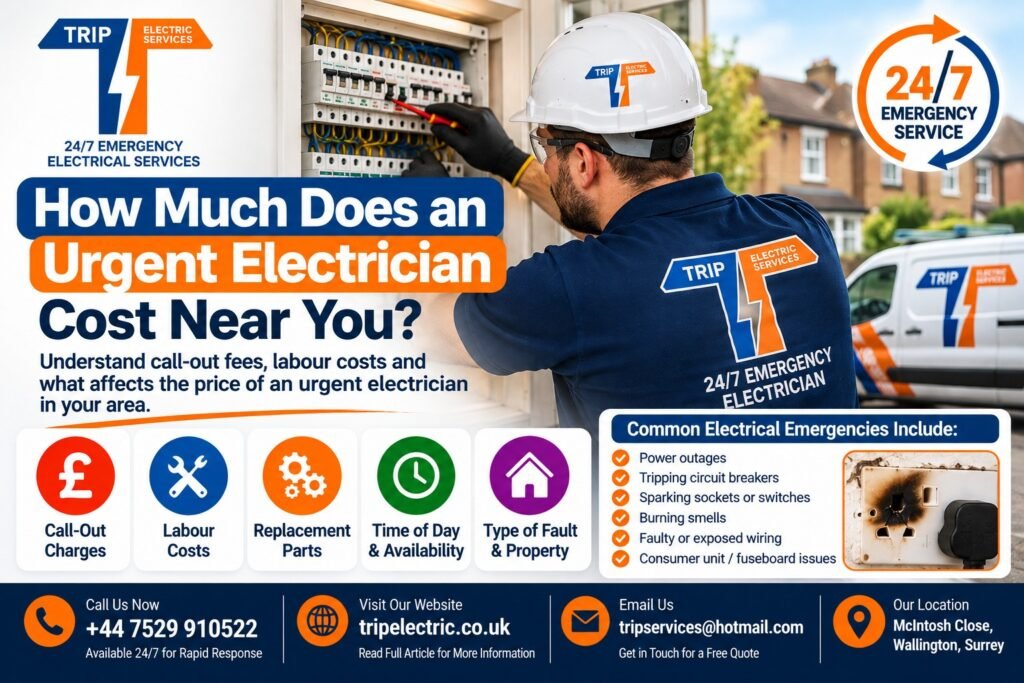 How Much Does an Urgent Electrician Cost Near You?