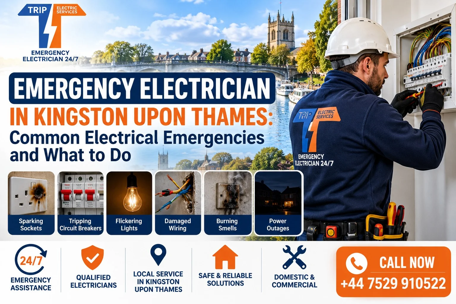 Emergency Electrician in Kingston Upon Thames: Common Electrical Emergencies and What to Do